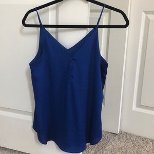 Express blue cami top - small